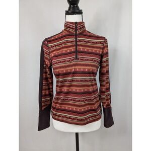 Kerrits Equestrian 1/4 Zip Pullover Horse Riding Performance Top Preppy A076